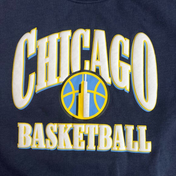 WNBA Ultra Game Official Chicago Sky Oversized Crewneck Sweatshirt Size 2XL - Picture 3 of 7